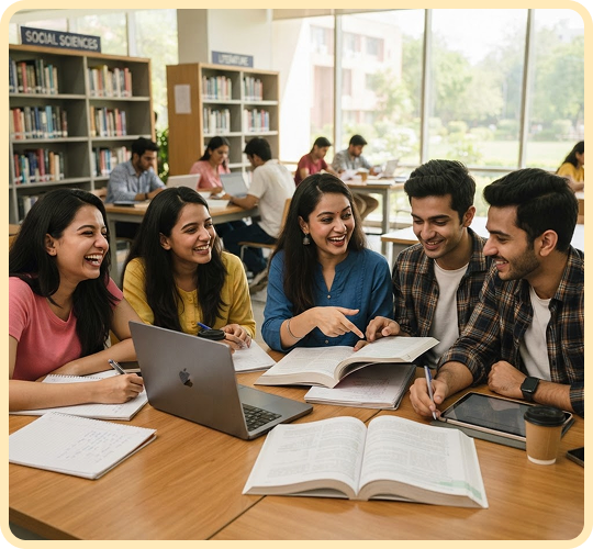 Students learning